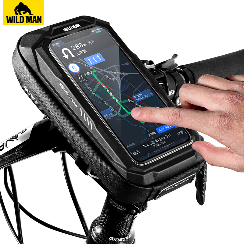 Youtube Phone Accessories - WILD MAN deszczoodporny przód roweru górny