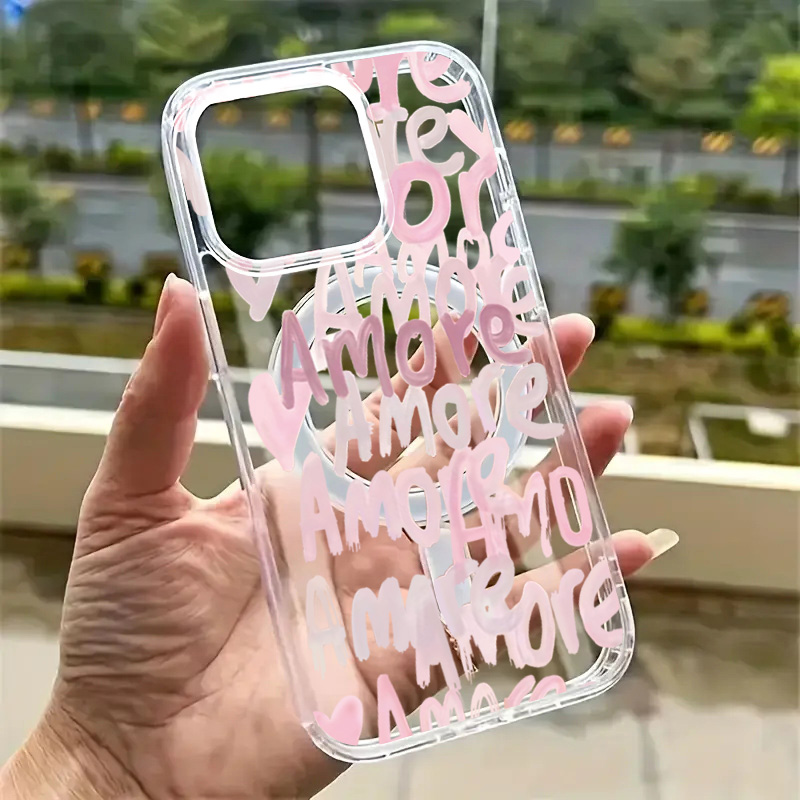 Phone Accessories Magnetic - Etui na telefon Amore-Love Romantic Pink
