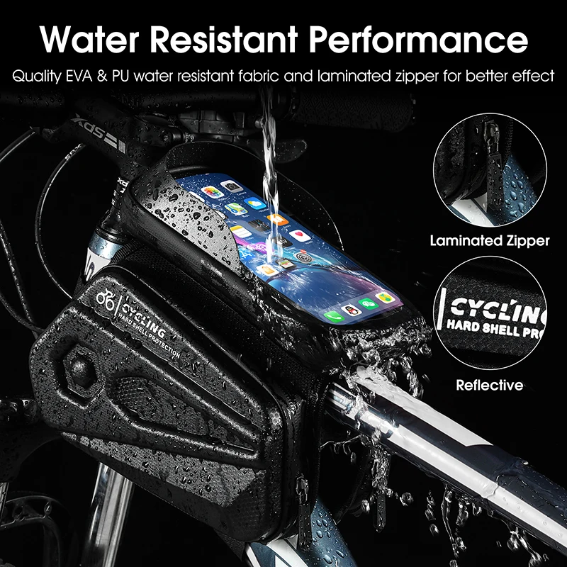 Youtube Phone Accessories - Torba rowerowa WEST BIKING na ramę,