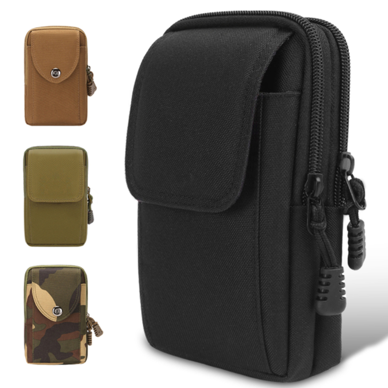 Phone Accessories For Men - Saszetka na telefon, kamuflażowa torba biodrowa,