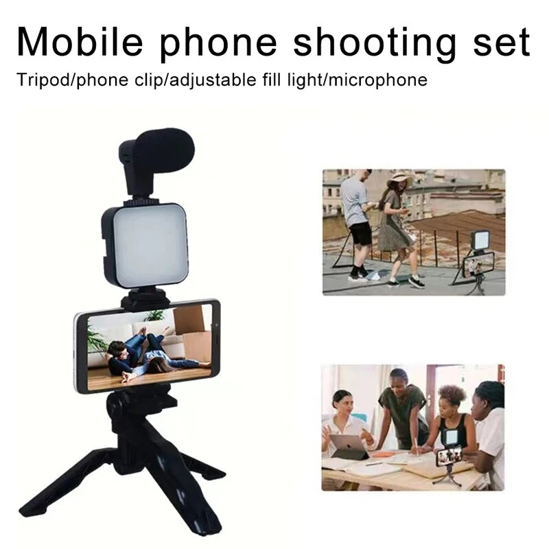 Zestaw do vlogowania smartfona – Youtube Phone Accessories recenzja i cena