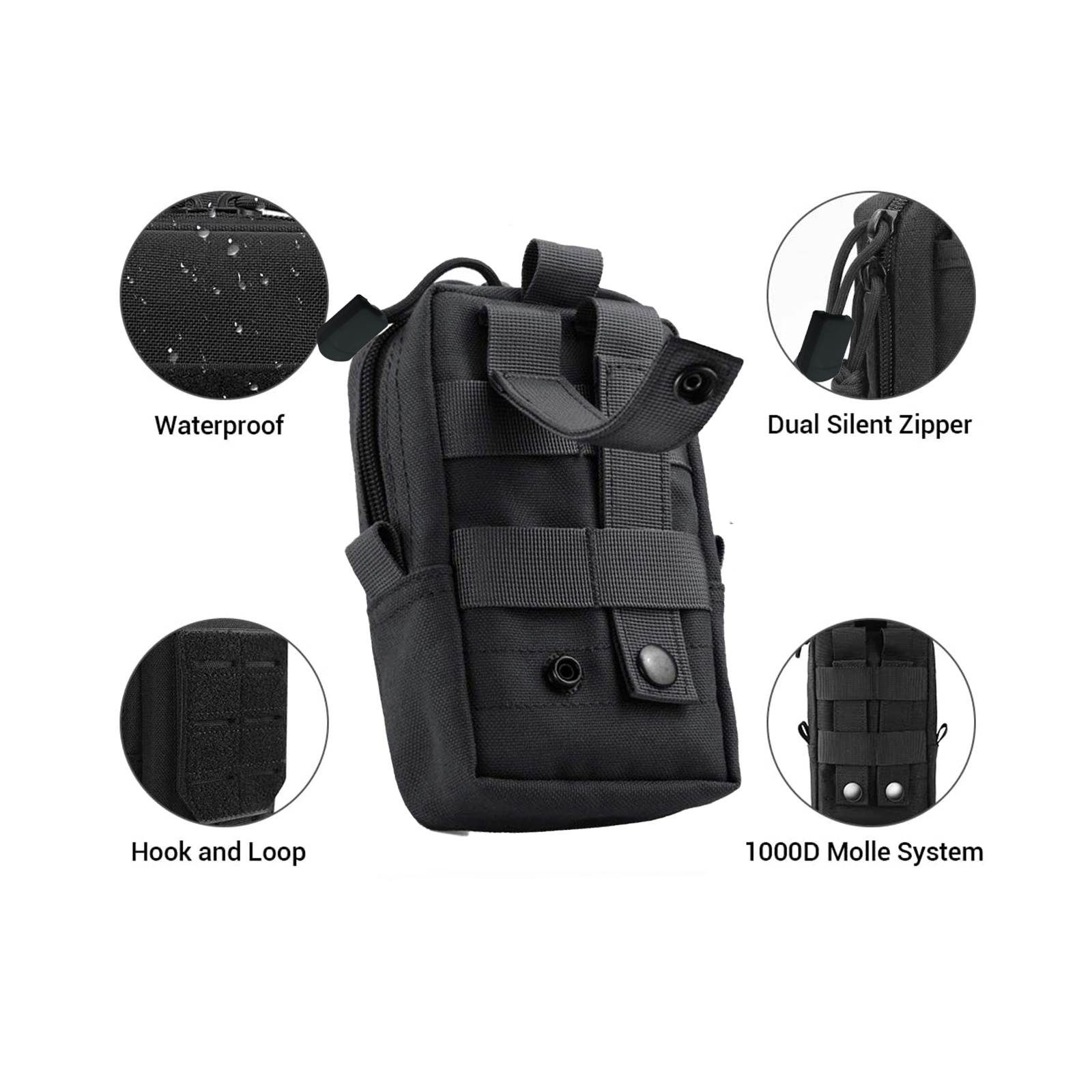 Taktyczna saszetka Molle sasze – Phone Accessories For Men recenzja i cena