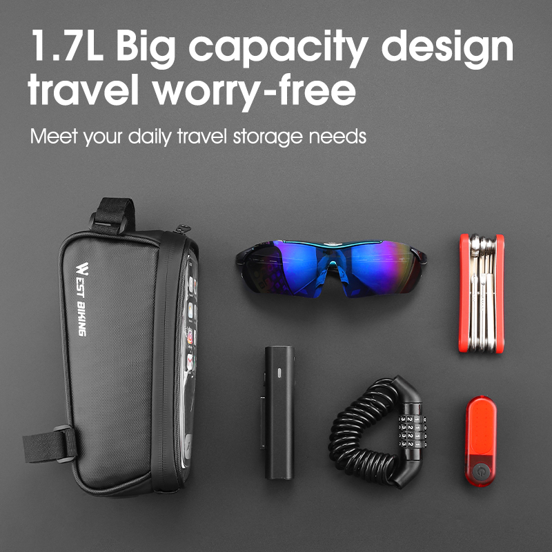 Torba rowerowa na ramę WEST BI – Youtube Phone Accessories recenzja i cena