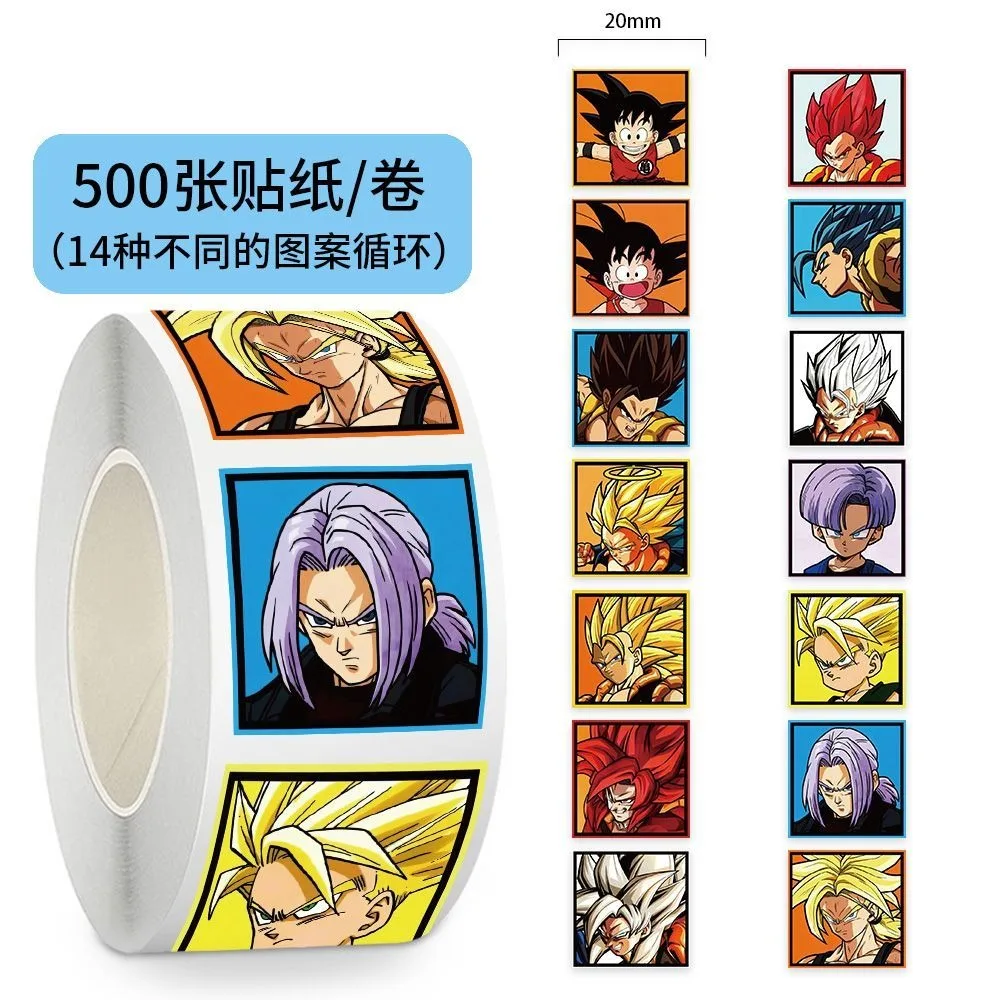 500 szt. naklejek Dragon Ball  – Phone Accessories Poster recenzja i cena